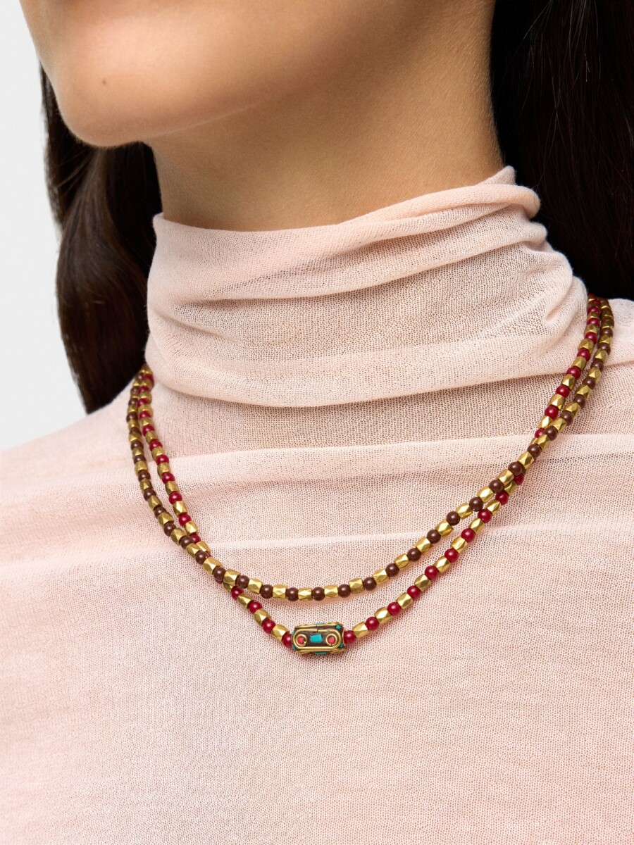 Set De Collares Étnicos multicolor
