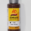 PINTURA ACRILICA ARTISTICA DIBU 60 ML. DIFERENTES COLORES COLOR SIENA TOSTADA 115
