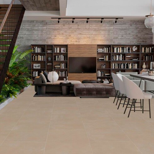 Porcelanato Tecnico 60X120X0.7Cm Color Beige Mate GAMAS DE BEIGE