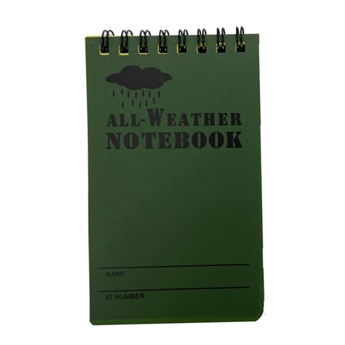 Block de notas impermeable 12 x 7 cm - Verde 