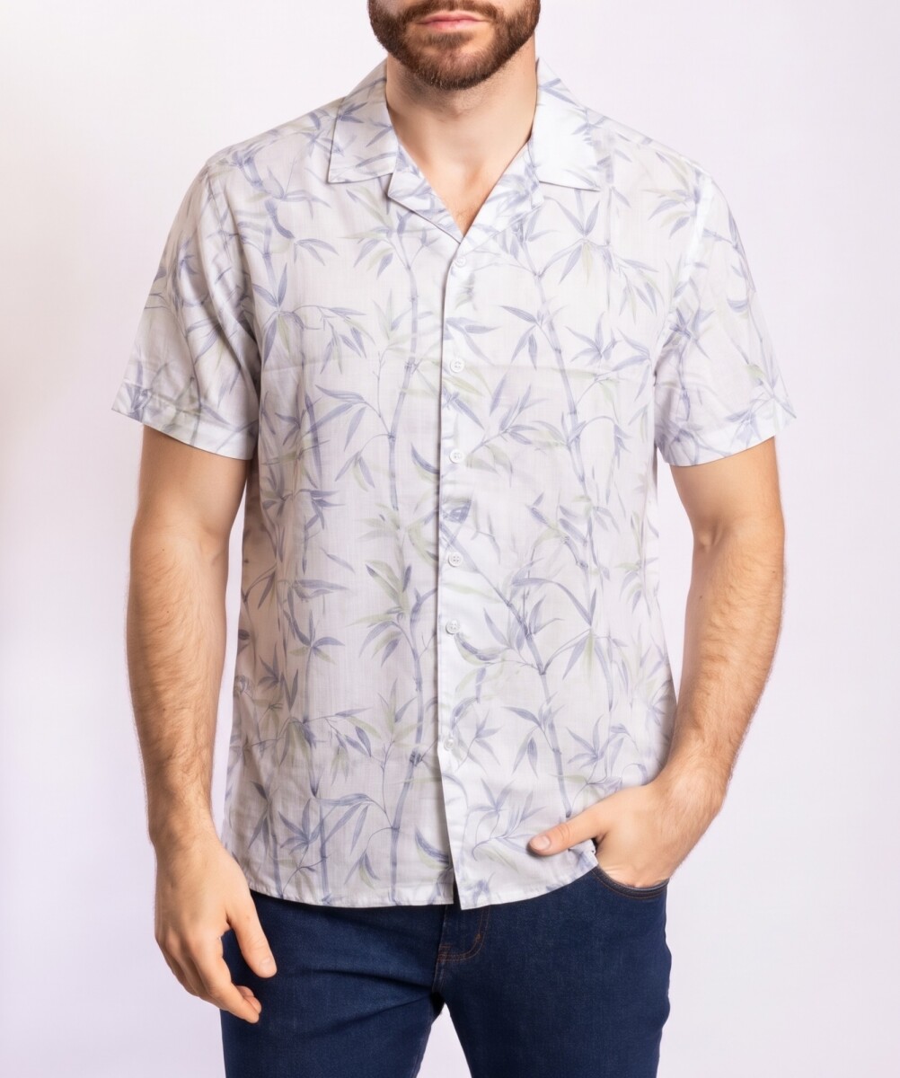 SNAKE SHIRT MC - BLUE 
