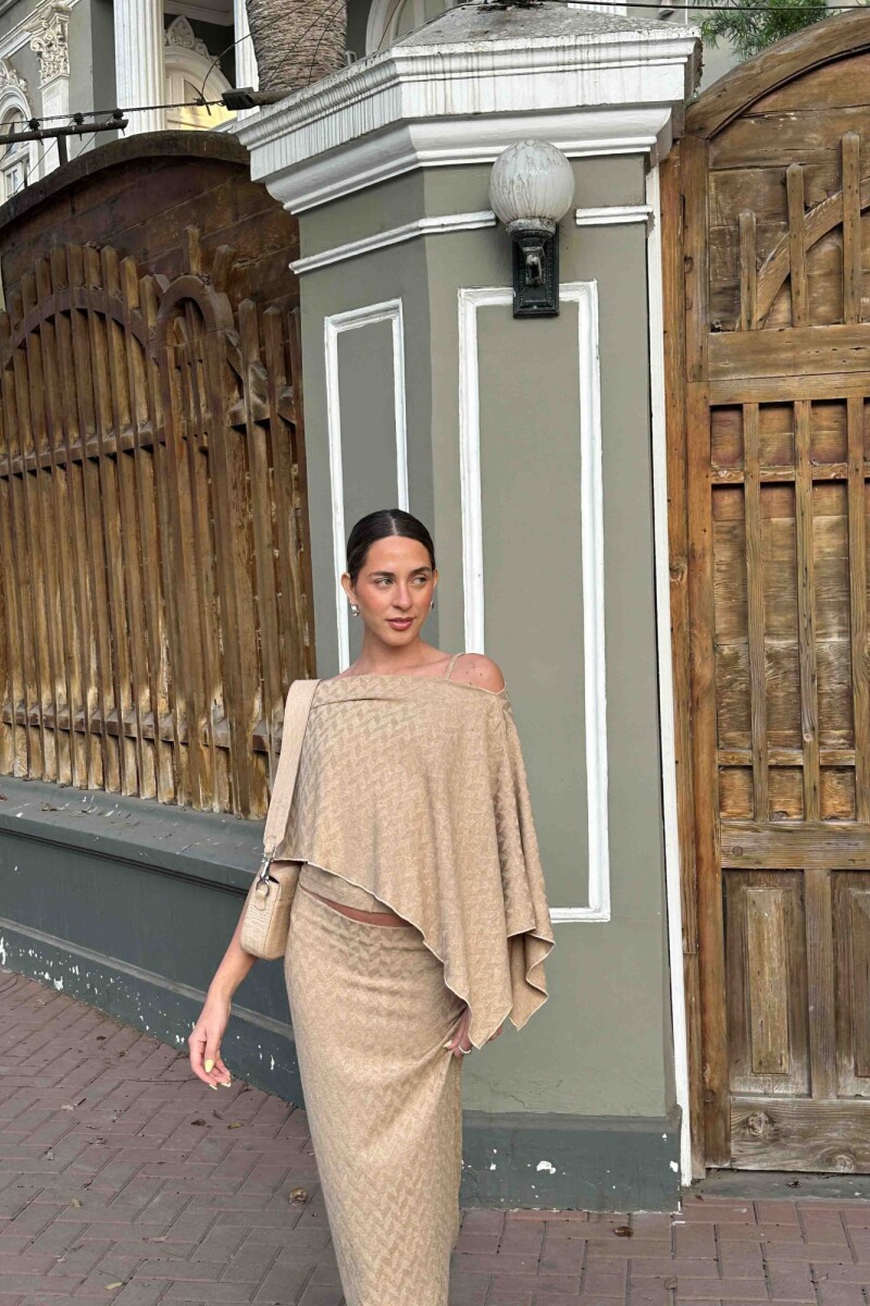 SET ILARIA BEIGE OSCURO