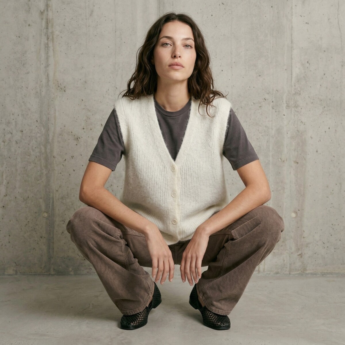 CHALECO CALE - CRUDO 