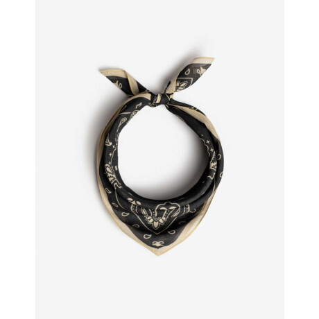 Pañuelo Estampa Paisley Burgundy Negro