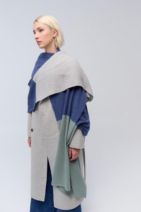 Ruana York Celeste