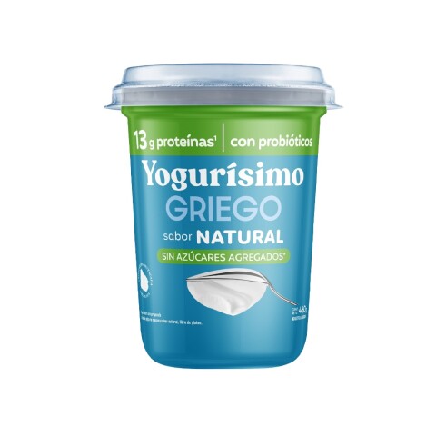 Yogurisimo griego natural sin azucar 460g Yogurisimo Griego Natural S/a