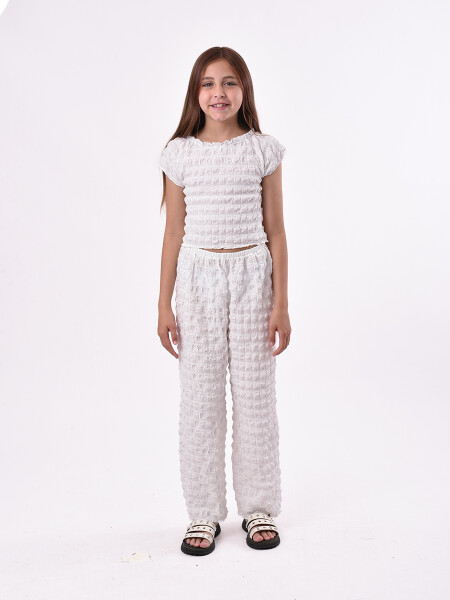 PANTALON MELBAS BLANCO