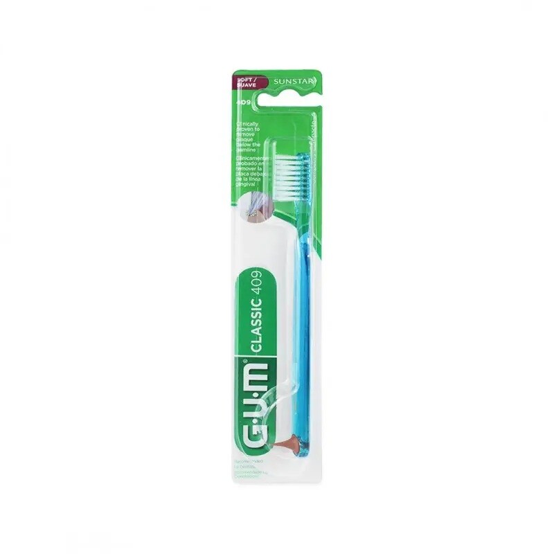 Cepillo De Dientes Gum Classic Suave Compacto 409 Cepillo De Dientes Gum Classic Suave Compacto 409