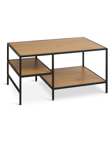Mesa centro TRAPPEDAL 90x60 2 estantes Mesa centro TRAPPEDAL 90x60 2 estantes