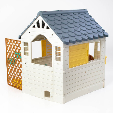 Casita Para Niños Europea C/Cerco 107x140x127 Rosa
