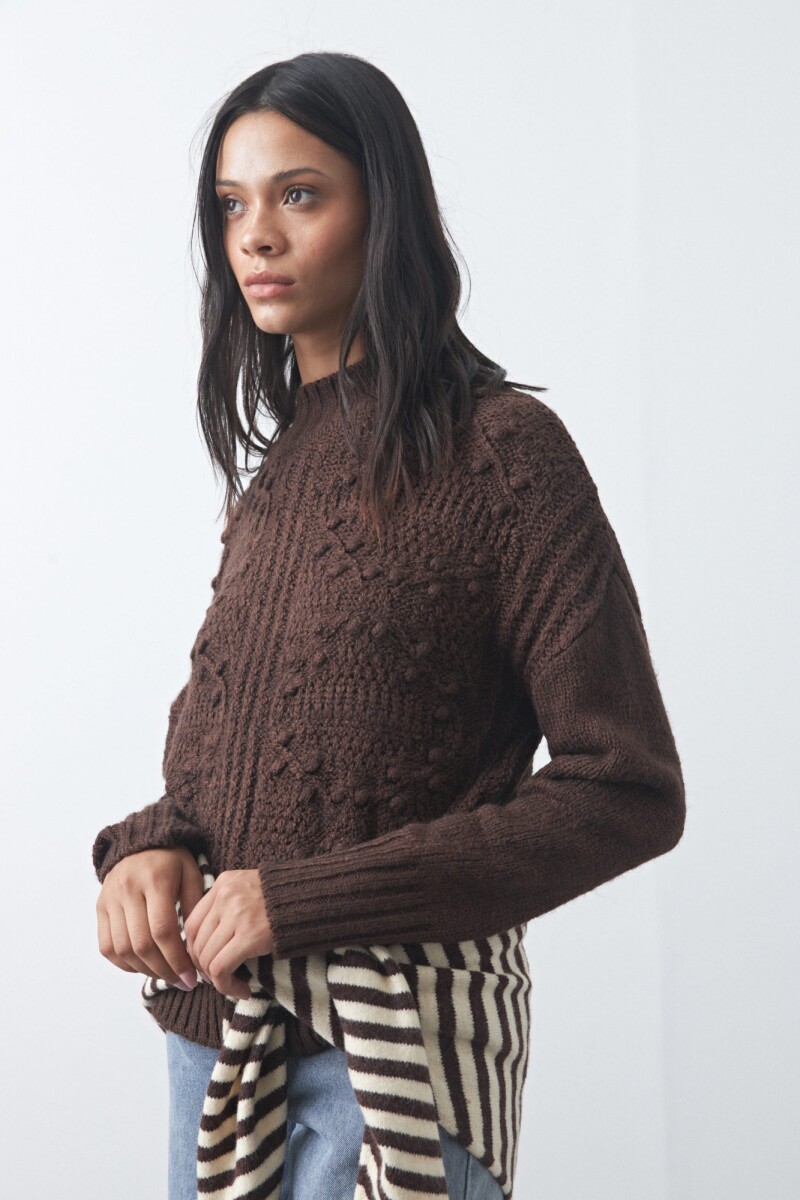 POLERA LINARES Chocolate