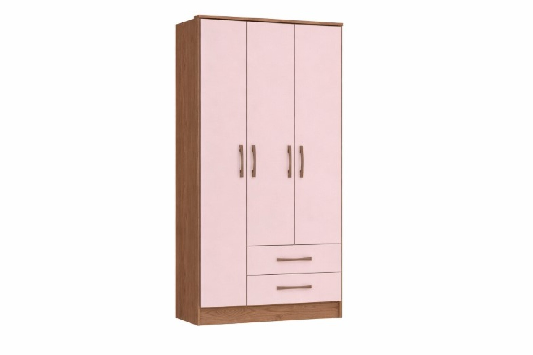 Ropero – Armario de 3 Puertas MOSCÚ - BLUSH 