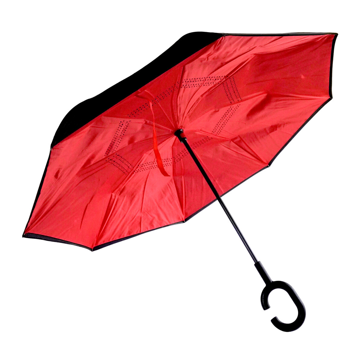 PARAGUAS LARGO 80/56CM 8 VARILLAS INVERSO REFORZADO DIF COLOR 509GR 