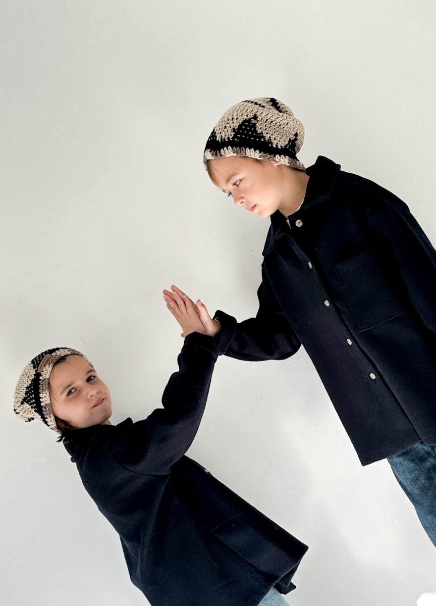 Wool Hat Guri - Beige / Negro 