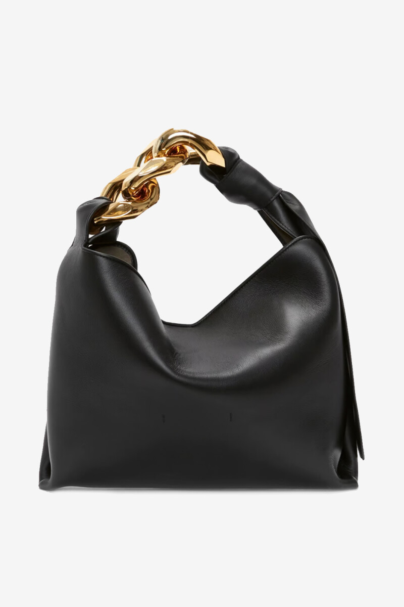 BOLSO SMALL CHAIN HOBO Negro