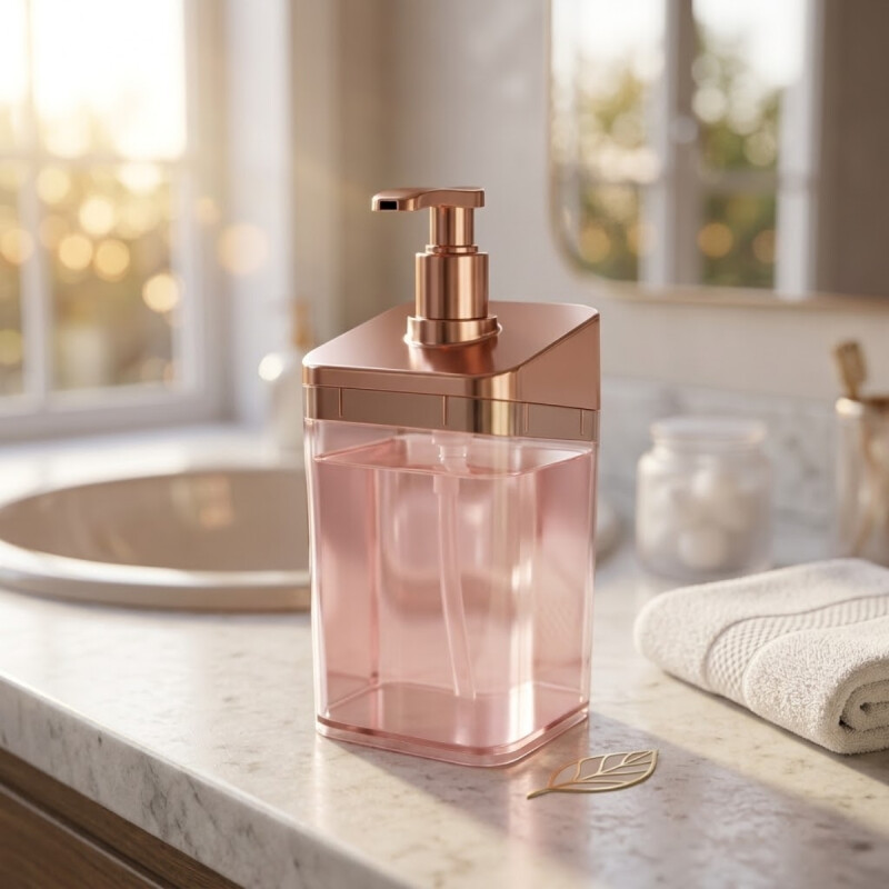 Dispensador de jabón 350ml ROSADO