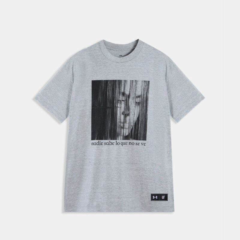 UA W BFOS LOGO TEE SS TINI CUPID-WHT GRY-011