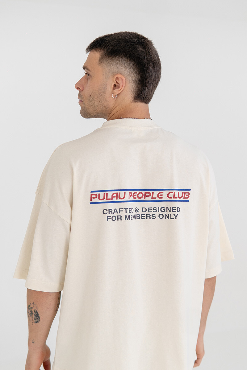 Remera Pulau People - Blanco 