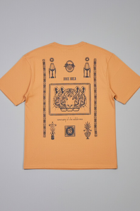 T-SHIRT MULEY DIXIE Caramelo