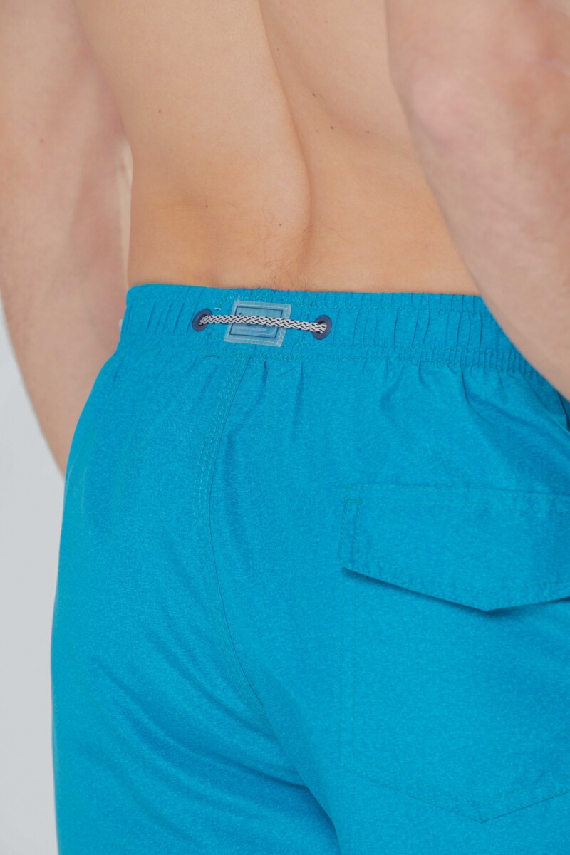 SHORT DE BAÑO LISO - Verde 