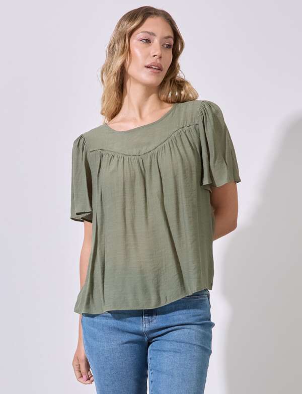 Blusa Puntilla VERDE