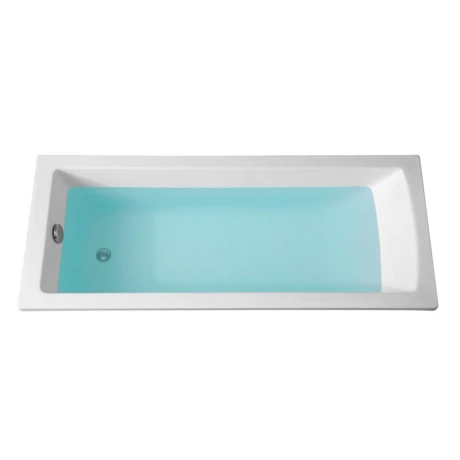 Bañera Simple De Empotrar 170X70X42 Blanca - No Incluye Desague BLANCO
