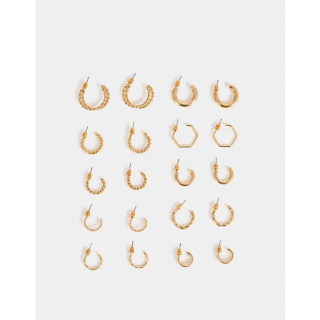 Aros Argollas Sets Dorado