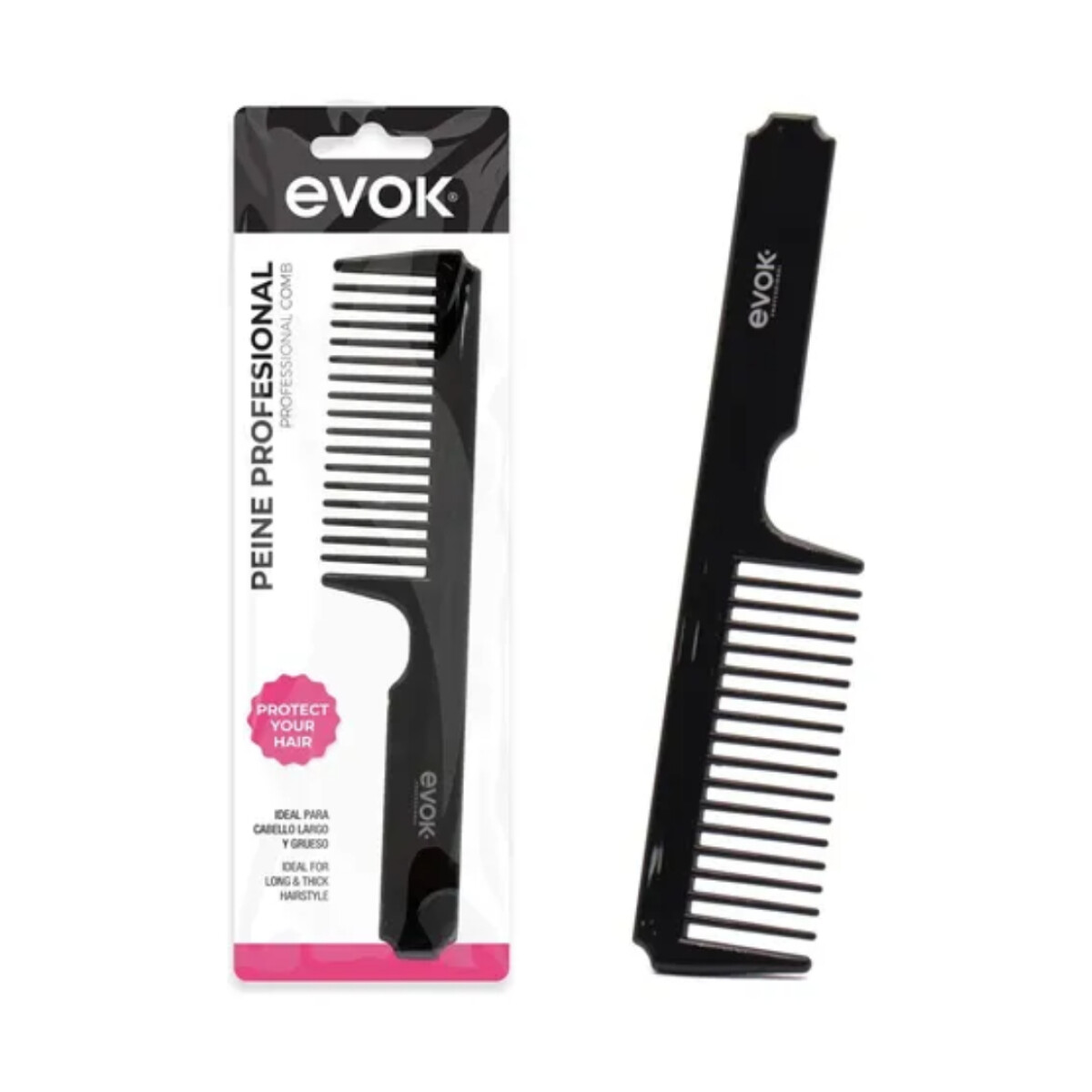 Peine Profesional de Dientes Anchos EV-8267 - Evok 