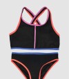 Bikini sporty 10-18a Negro