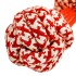 Juguete Perro Masticable Cuerda Soga Nudos Dental 22Cm Variante Color Rojo
