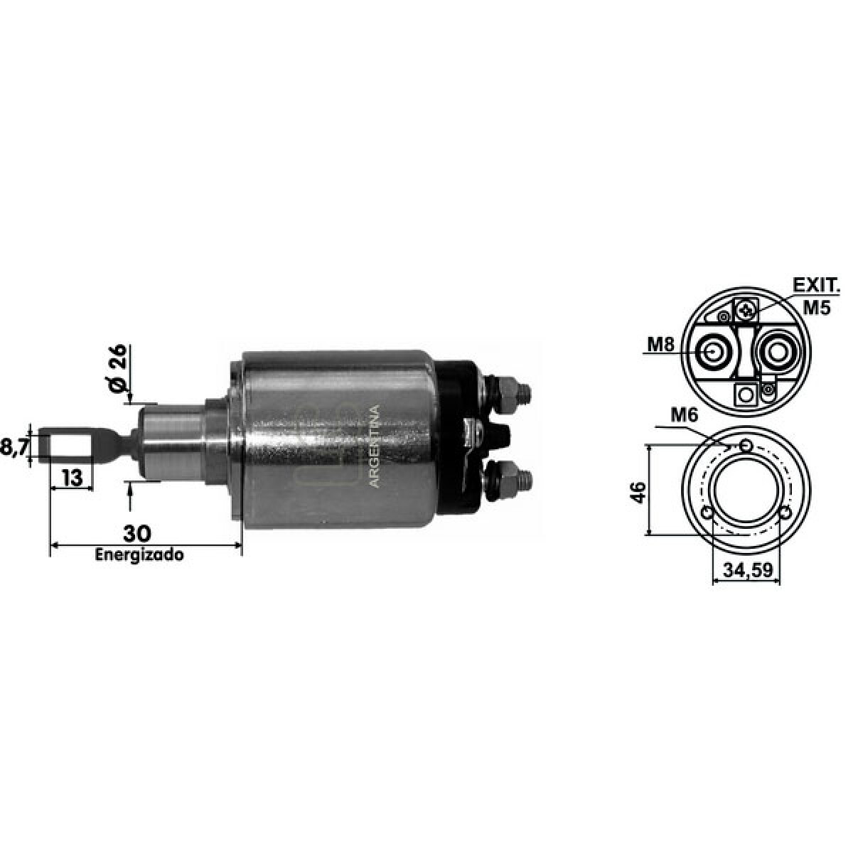 AUTOMATICO DE ARRANQUE - DONGFENG ASIATICO 24V FIJ.3T LC 