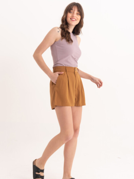 Short liocel Ocre