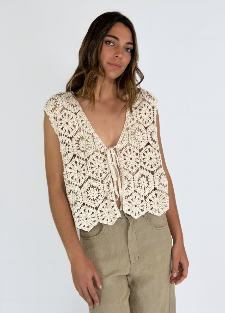 CHALECO OLTRARNO - BEIGE 