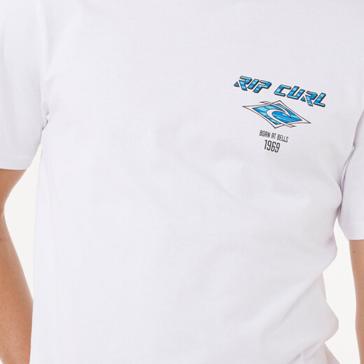 Remera Rip Curl Fade Out Icon - Blanco Remera Rip Curl Fade Out Icon - Blanco