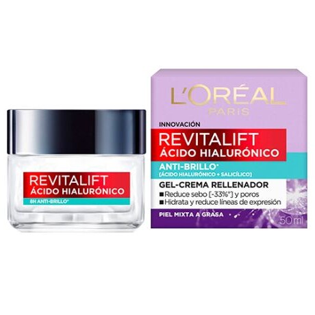 LOREAL REVITALIFT ACIDO HIALURONICO GEL-CREMA ANTIBRILLO 50ml LOREAL REVITALIFT ACIDO HIALURONICO GEL-CREMA ANTIBRILLO 50ml