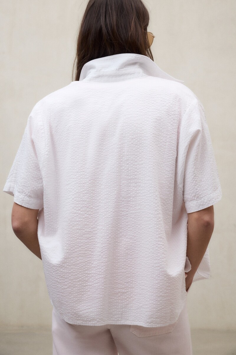 CAMISA MELANIA SEERSUCKER Blanco