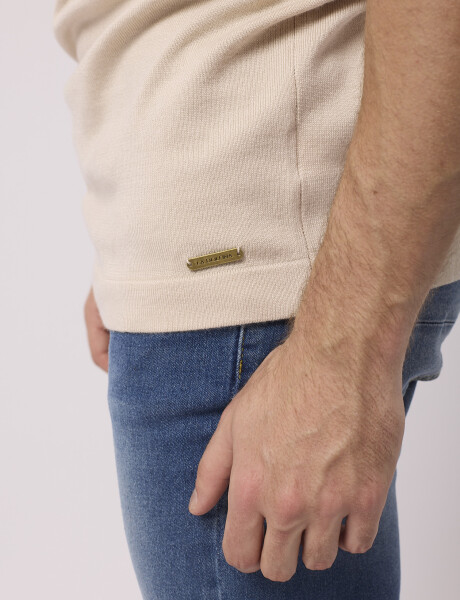 T-shirt tejida verde