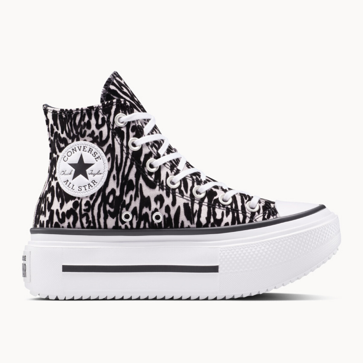 Zapatillas Converse Chuck Taylor AS Double Stack Platform Animal Graphic Unisex - Black 
