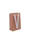 Bolsa cartulina laminada 10x05x15 cm ROSADO
