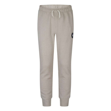 Pantalón Largo Rib Knit Jogger de Niño Crema