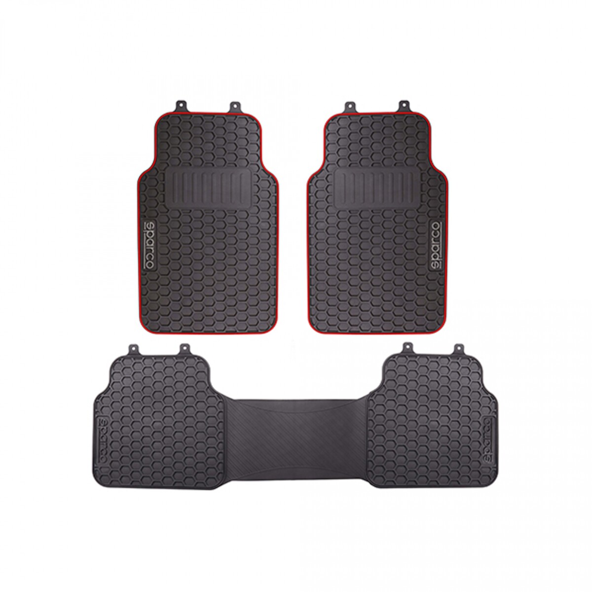 Sparco Alfombra Completo - Rojo 