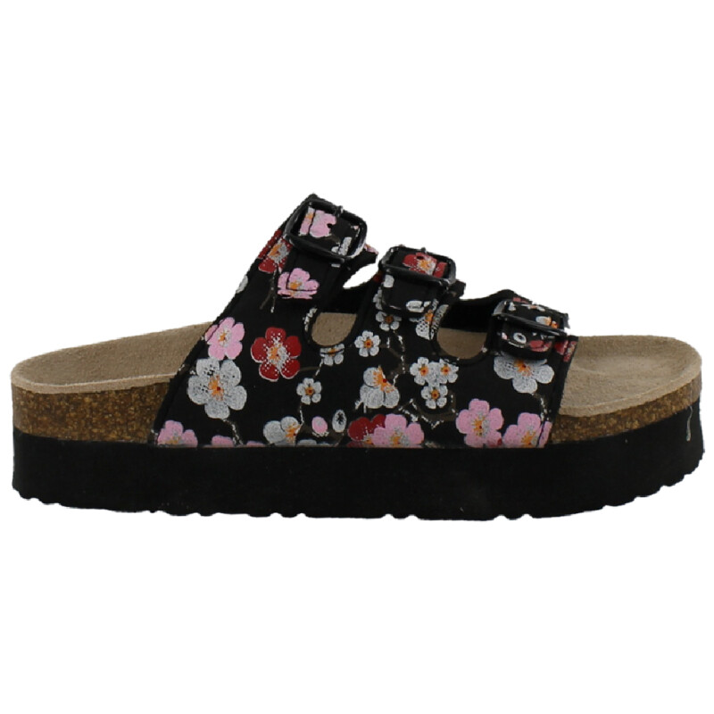 Sandalia de Niños Mini Miss Carol Casual Negro - Flores