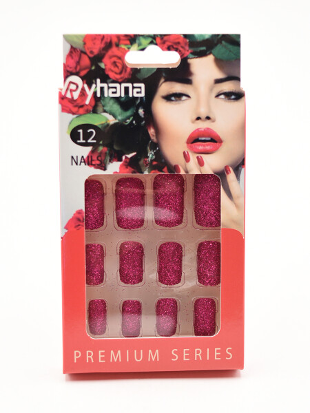 UÑAS FANTASÍA FUCSIA