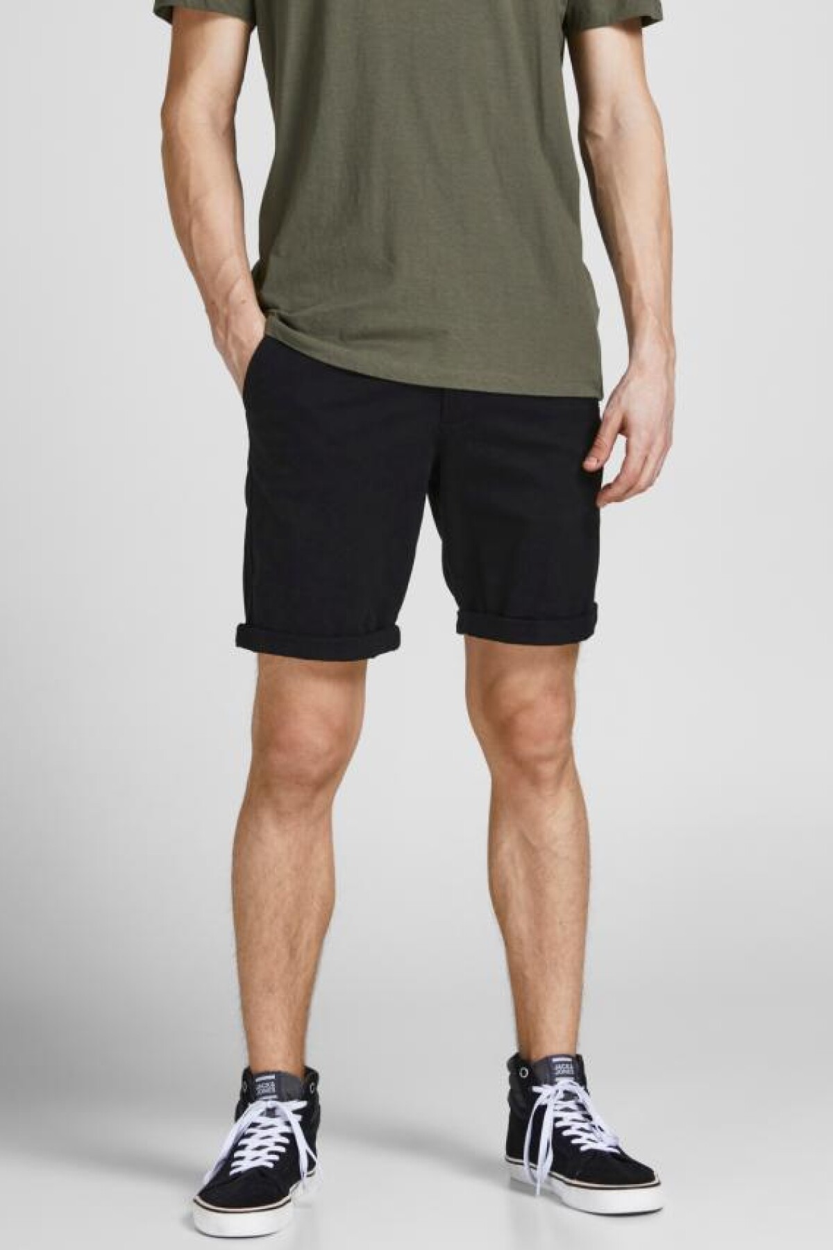 Short Dave Chino Regular Fit Black