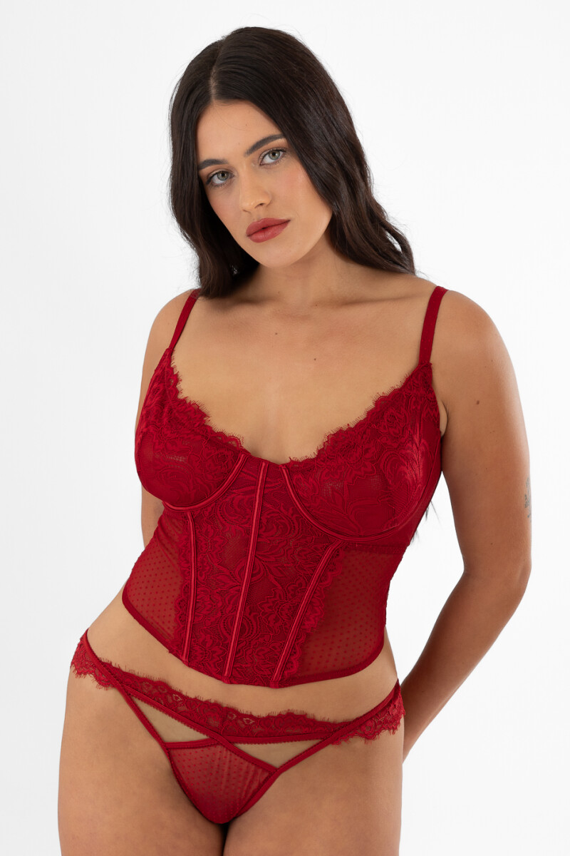 Corset aura - Rojo 