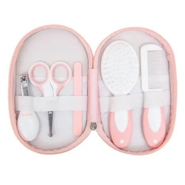 Set cuidados higiene clasico neccesaire BUBA rosado