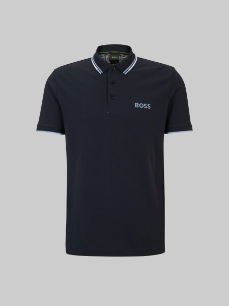 Hugo Boss -Remera polo de algodón, regular fit, PADDY PRO Azul