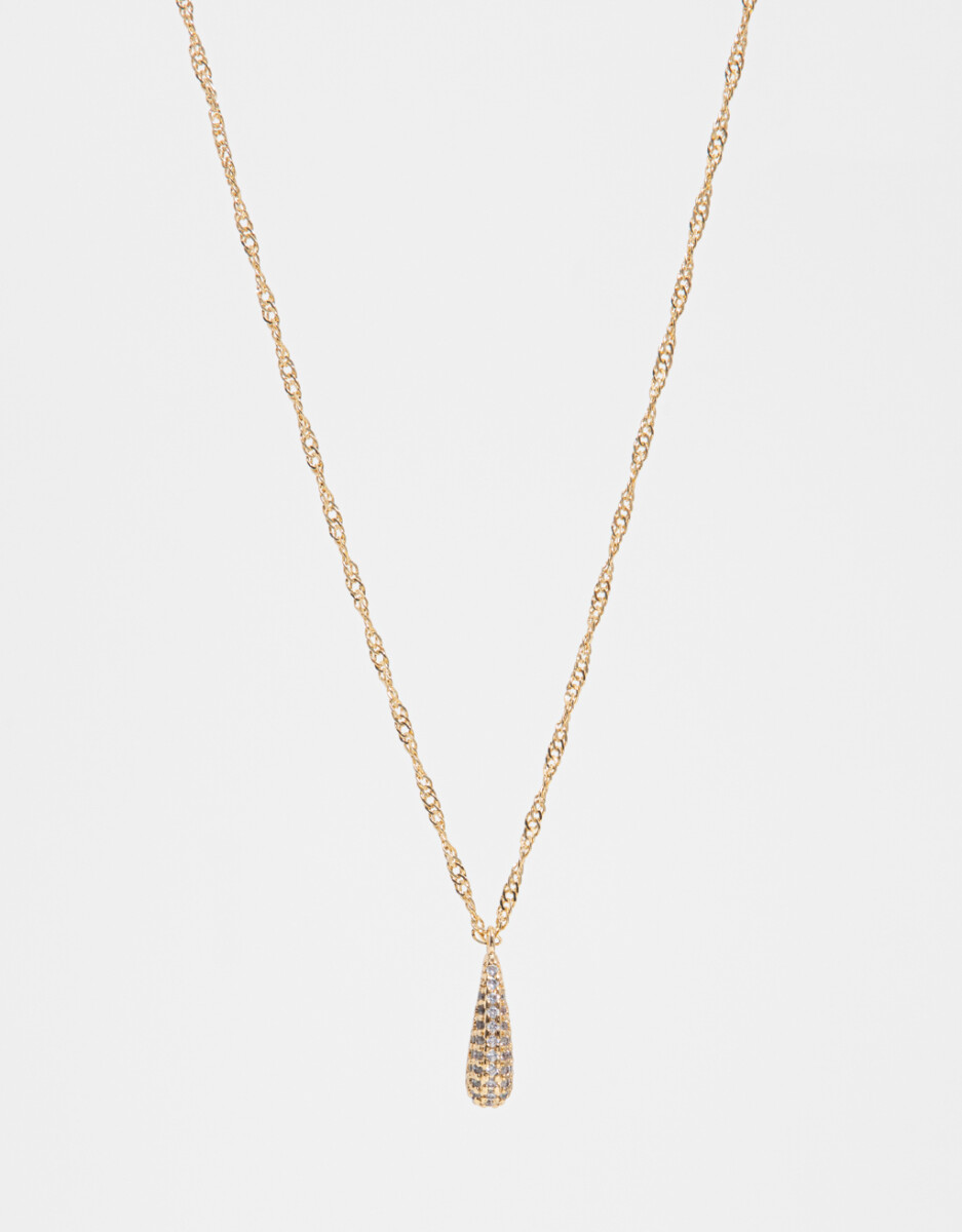 Collar Con Dije De Gota 