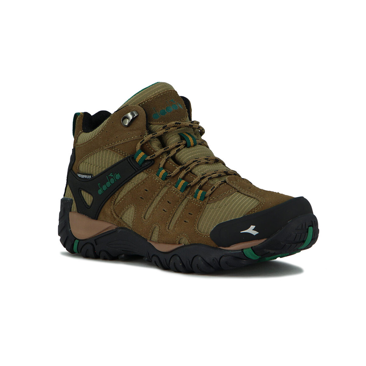 Diadora Hiking Hombre Waterproof Leather MID - Marron Claro - Marron Claro 