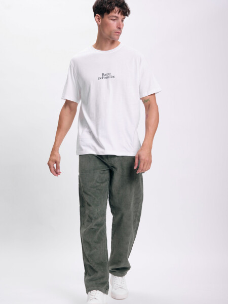 Pantalón pana Verde